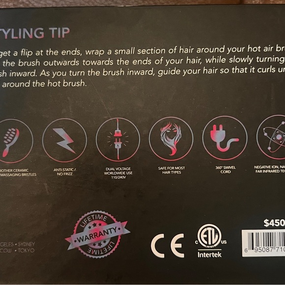 Straightener hair.  Excellent preowned condition  BRAND STRAIGHT AHEAD. - Picture 7 of 8